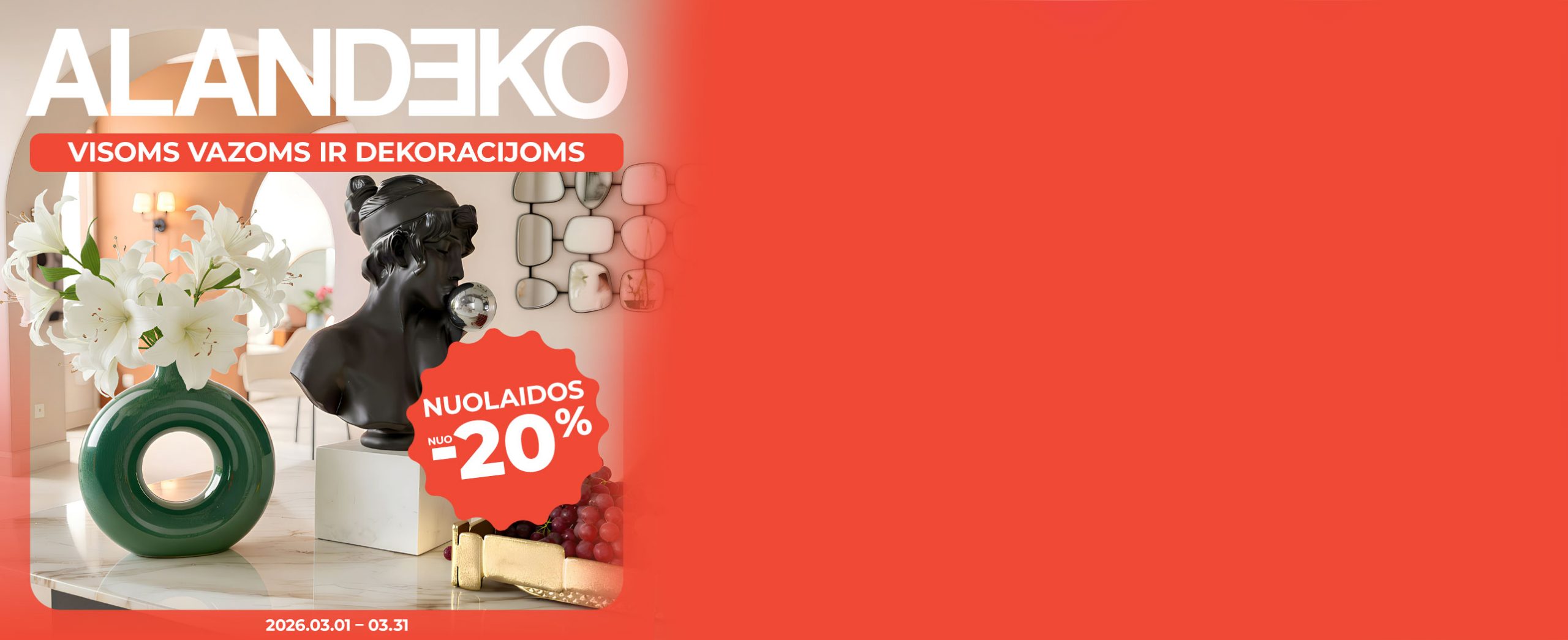 NUOLAIDOS VAZOMS IR DEKORACIJOMS