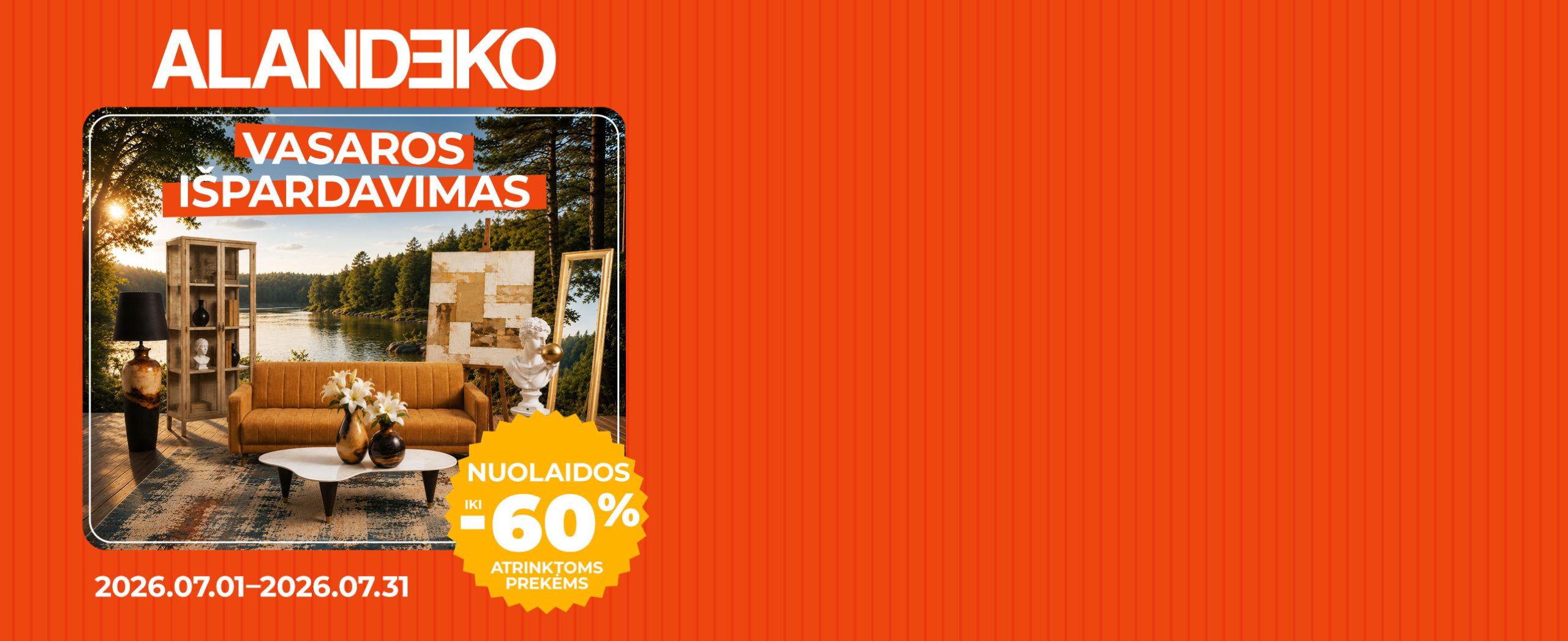 ALANDEKO | VASAROS IŠPARDAVIMAS! 